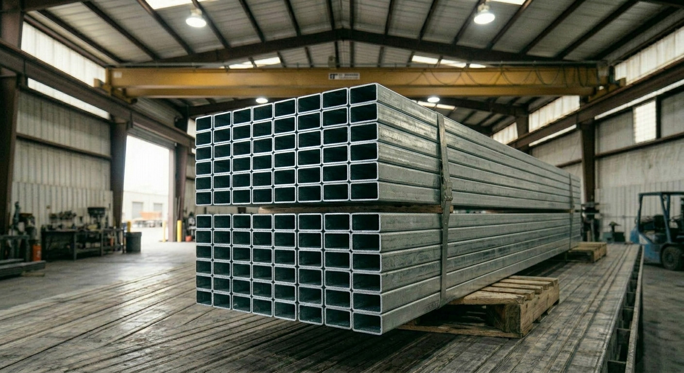 PTR rectangular estructural en almacén MS Fábrica de Perfiles