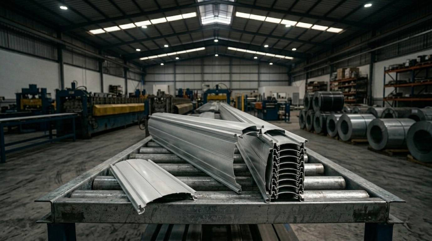 Tira para Cortina Europea Zintro Verde fabricación MS Fábrica de Perfiles