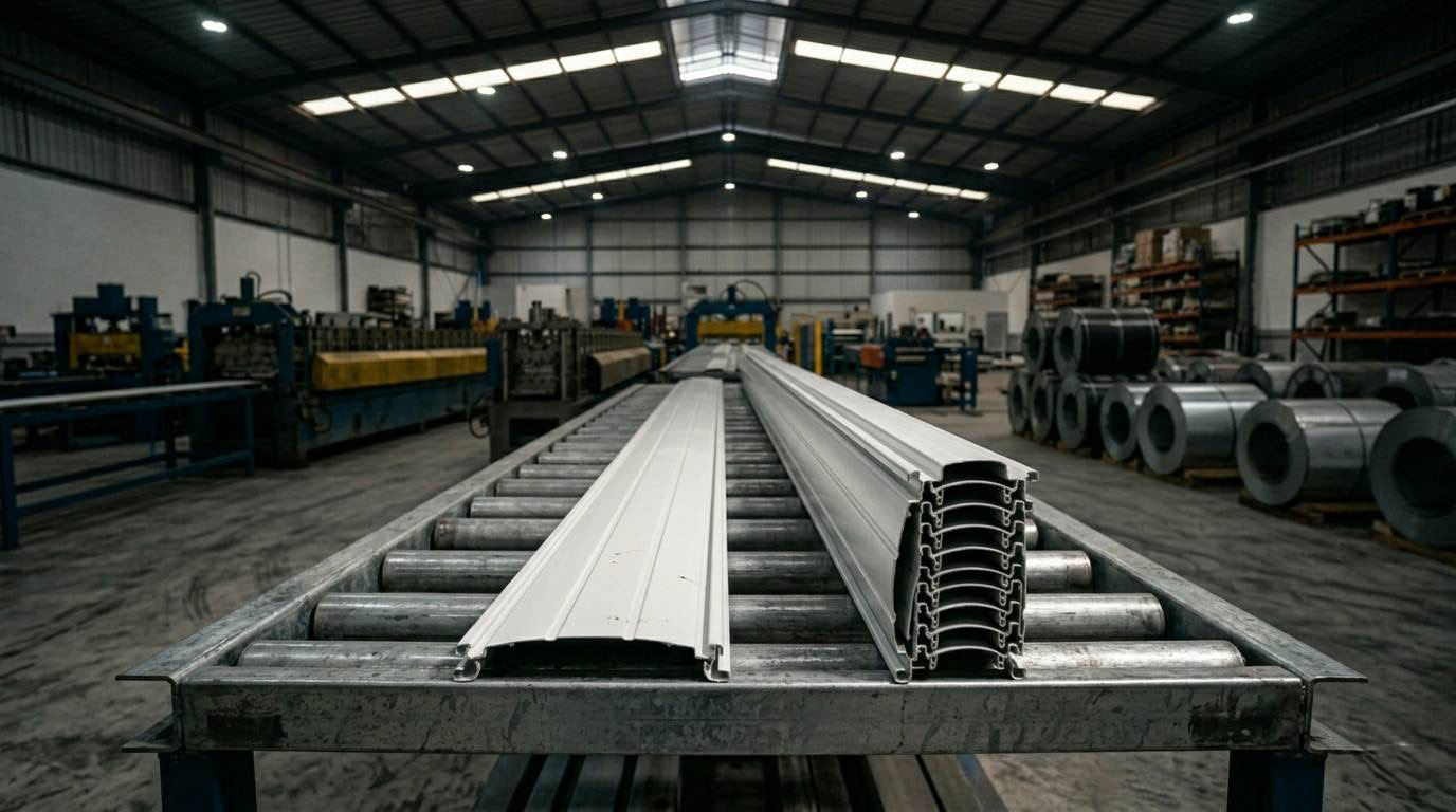 Tira para Cortina Europea Pintro Blanca Calibre 24 MS Fábrica de Perfiles